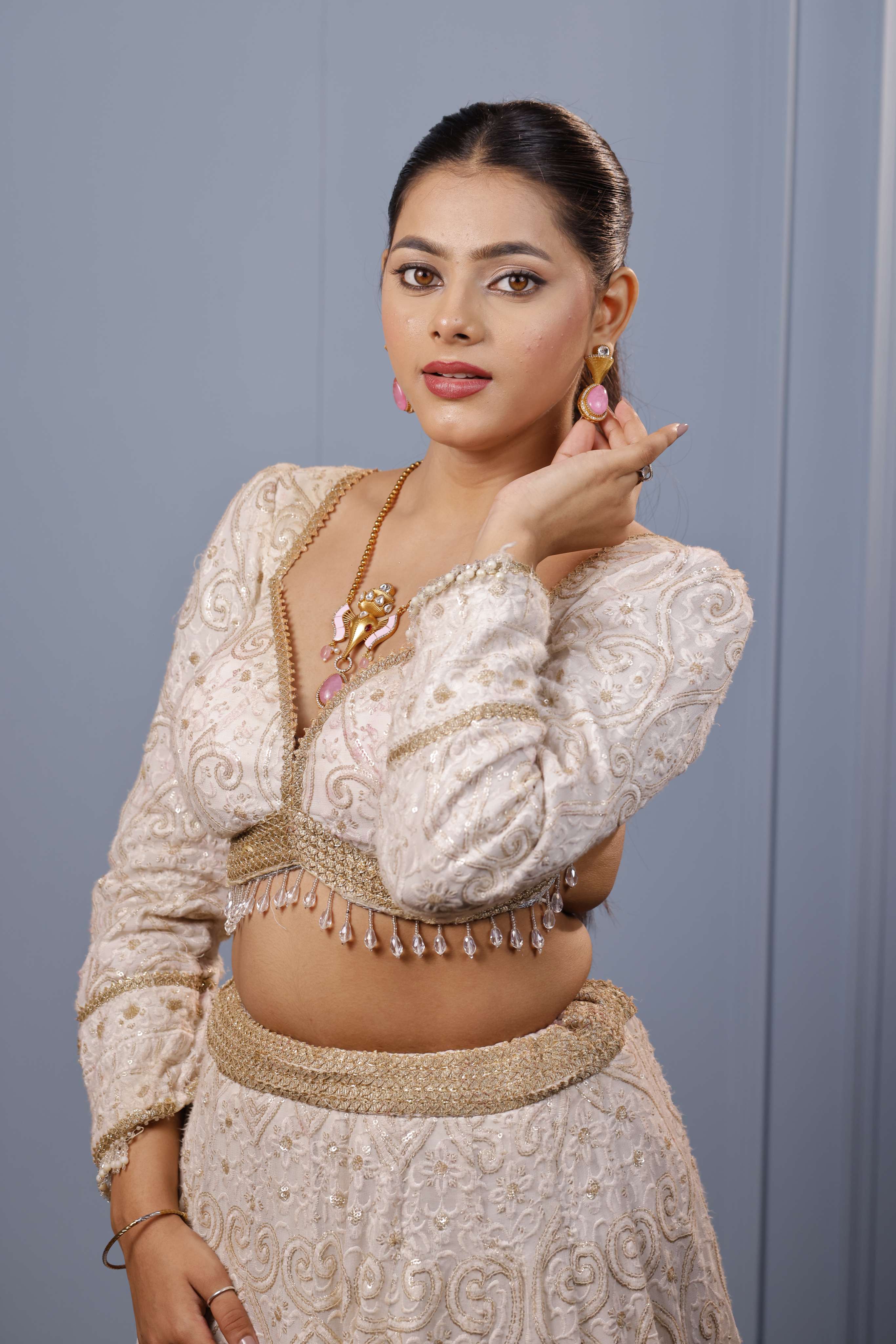 Pink GANESHA CHAIN PENDENT Set