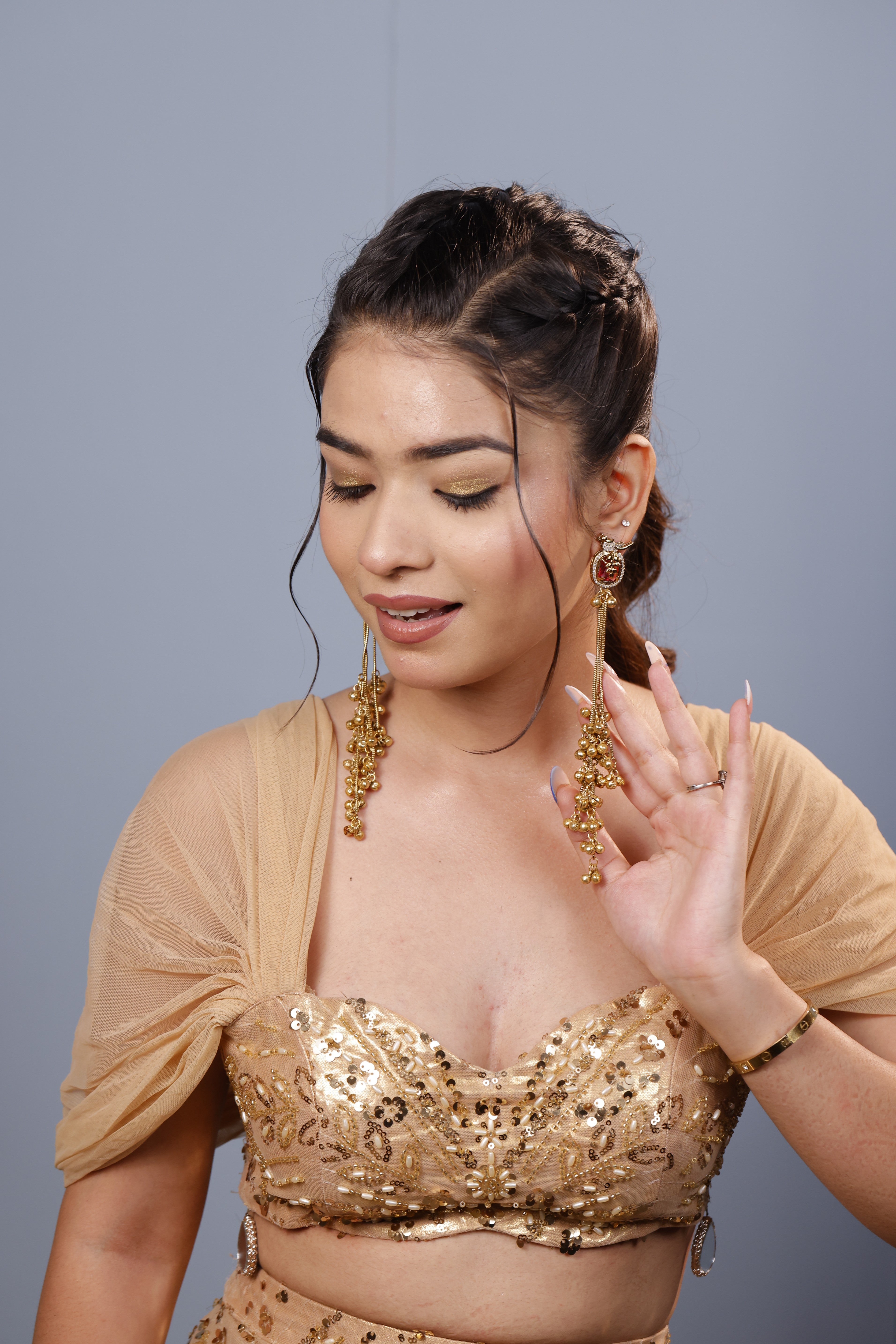 Elegant Long Kashmiri Jhumka