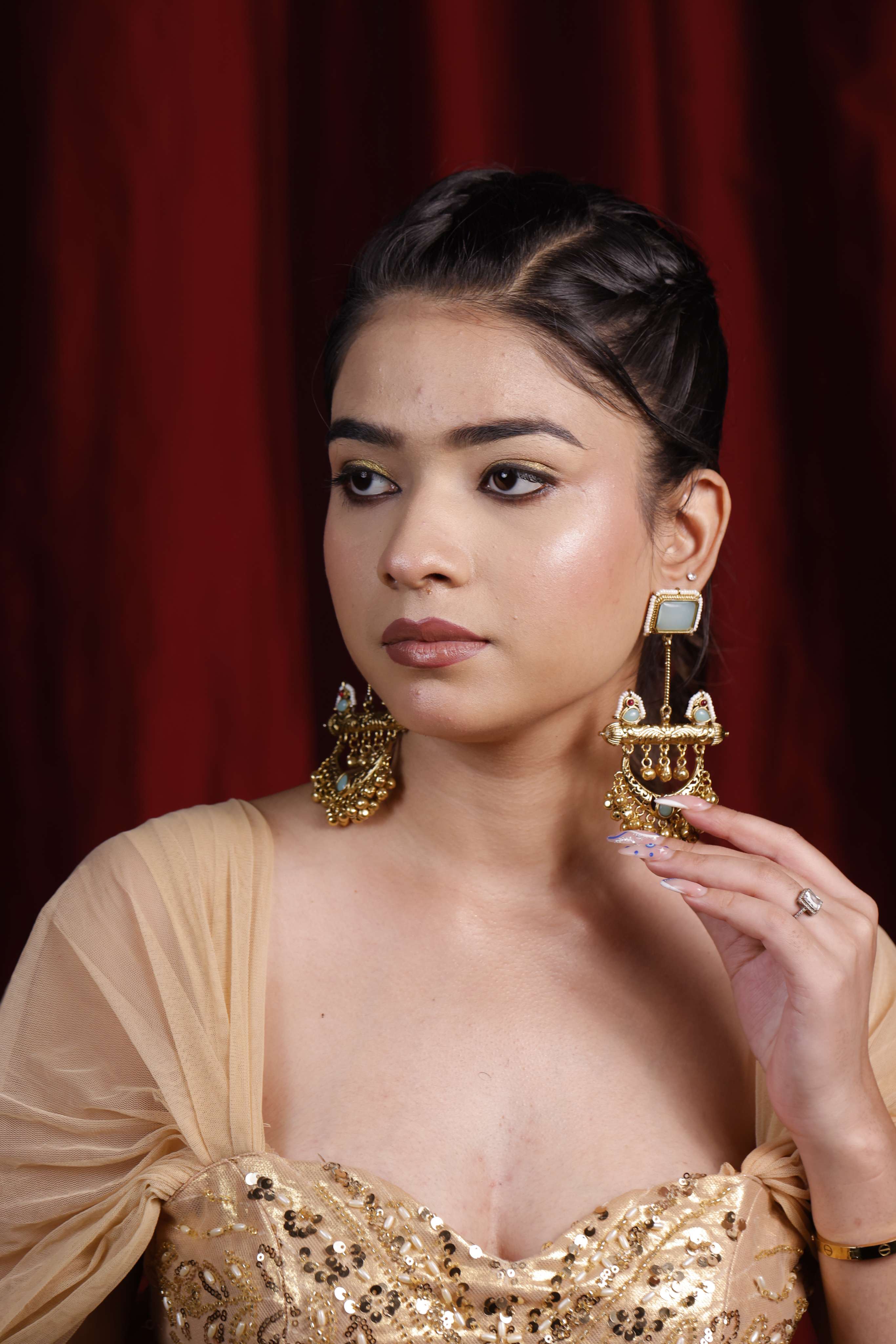 HANGING KSHMIRI JHUMKA / EAR RINGS