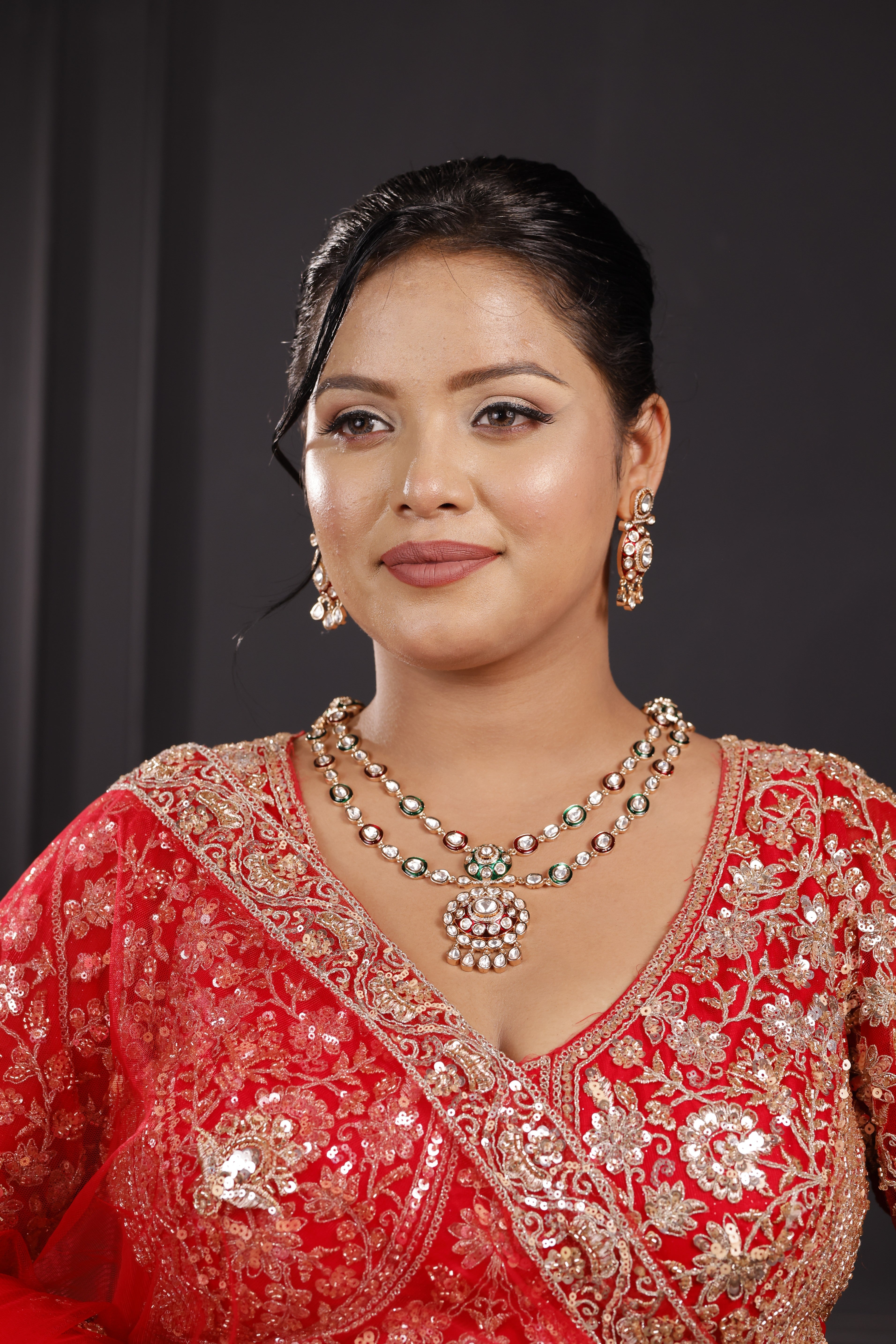 Premimum Moissanite Necklace Set