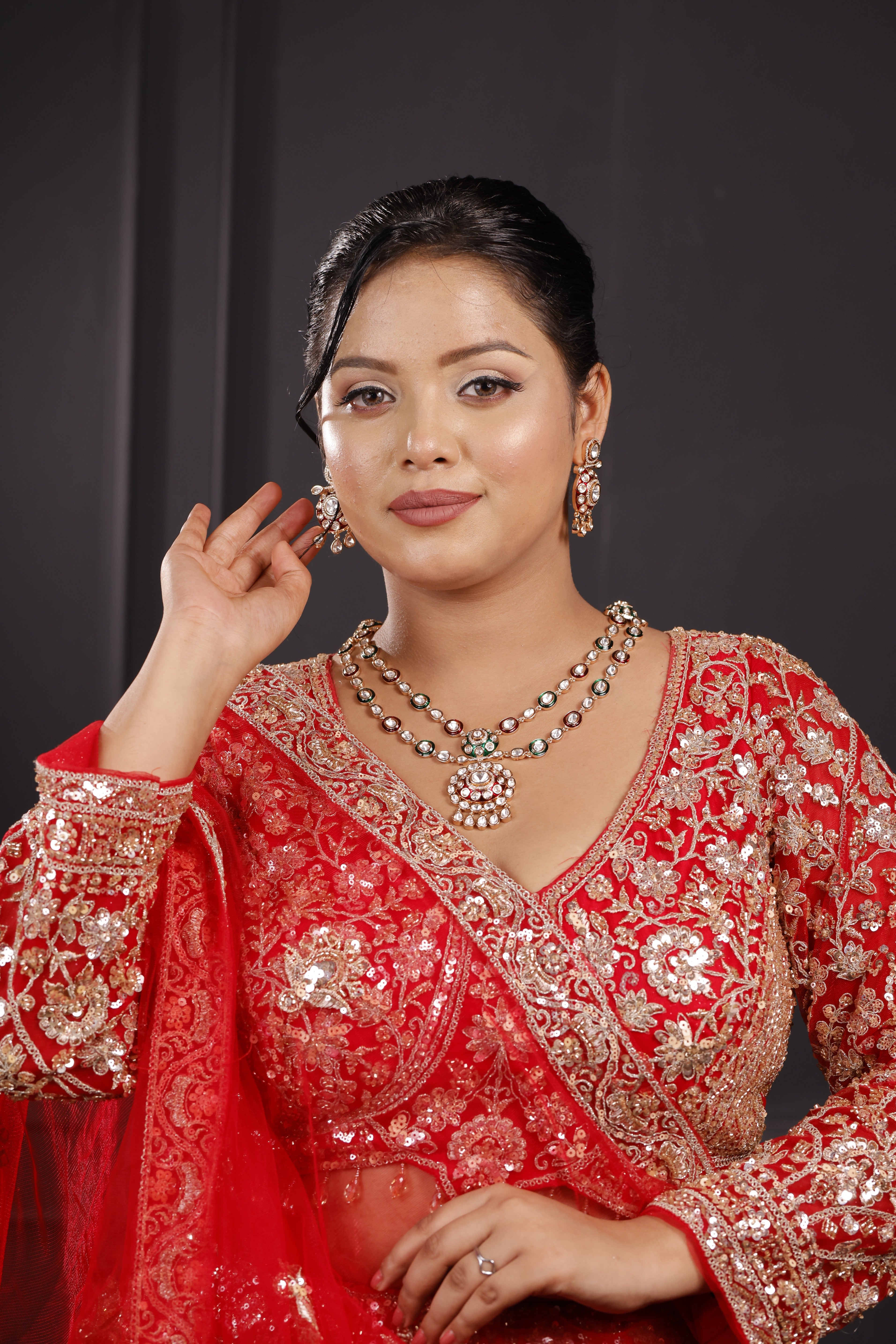 Premimum Moissanite Necklace Set