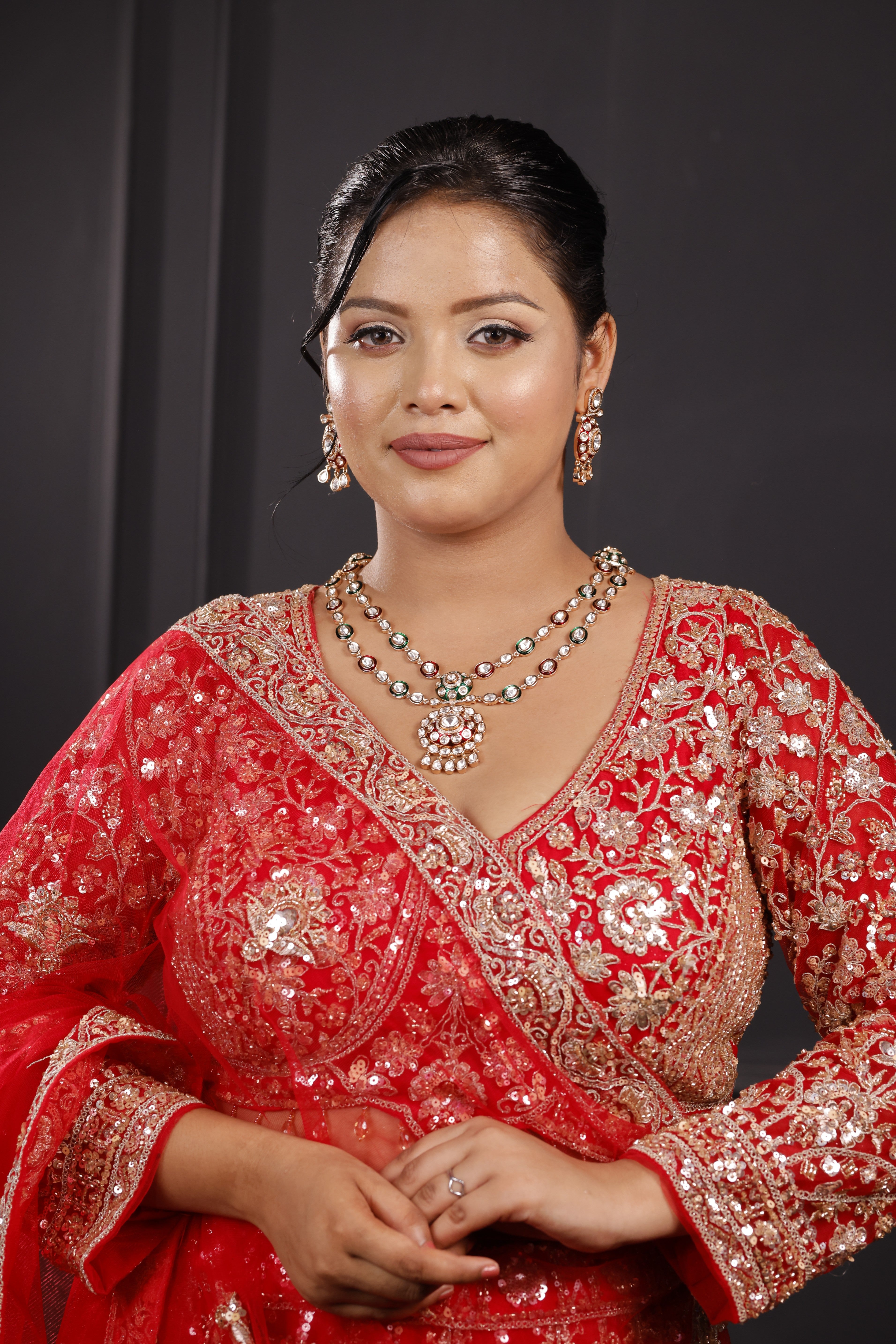 Premimum Moissanite Necklace Set