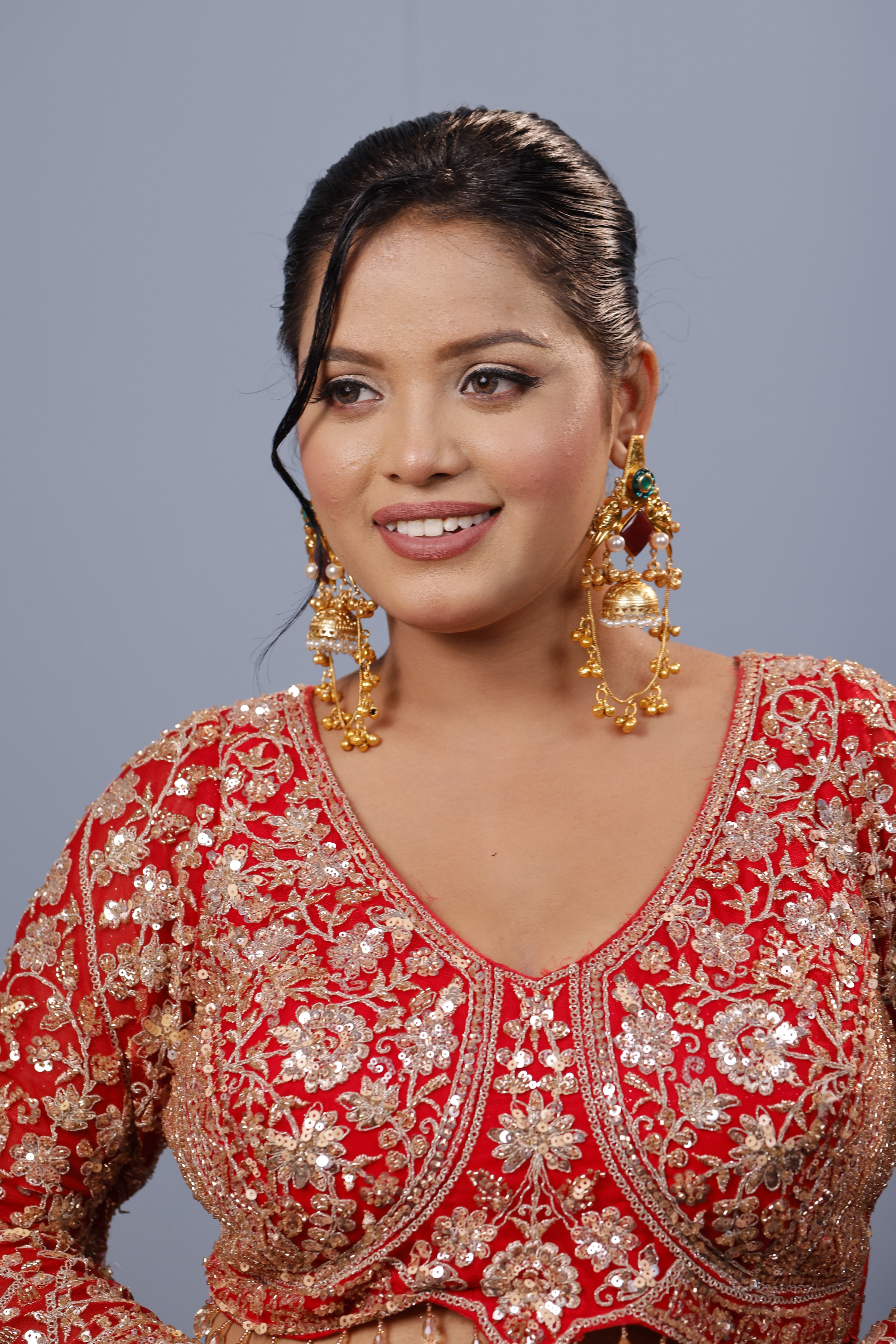 Gold Plated kashmiri Earrings