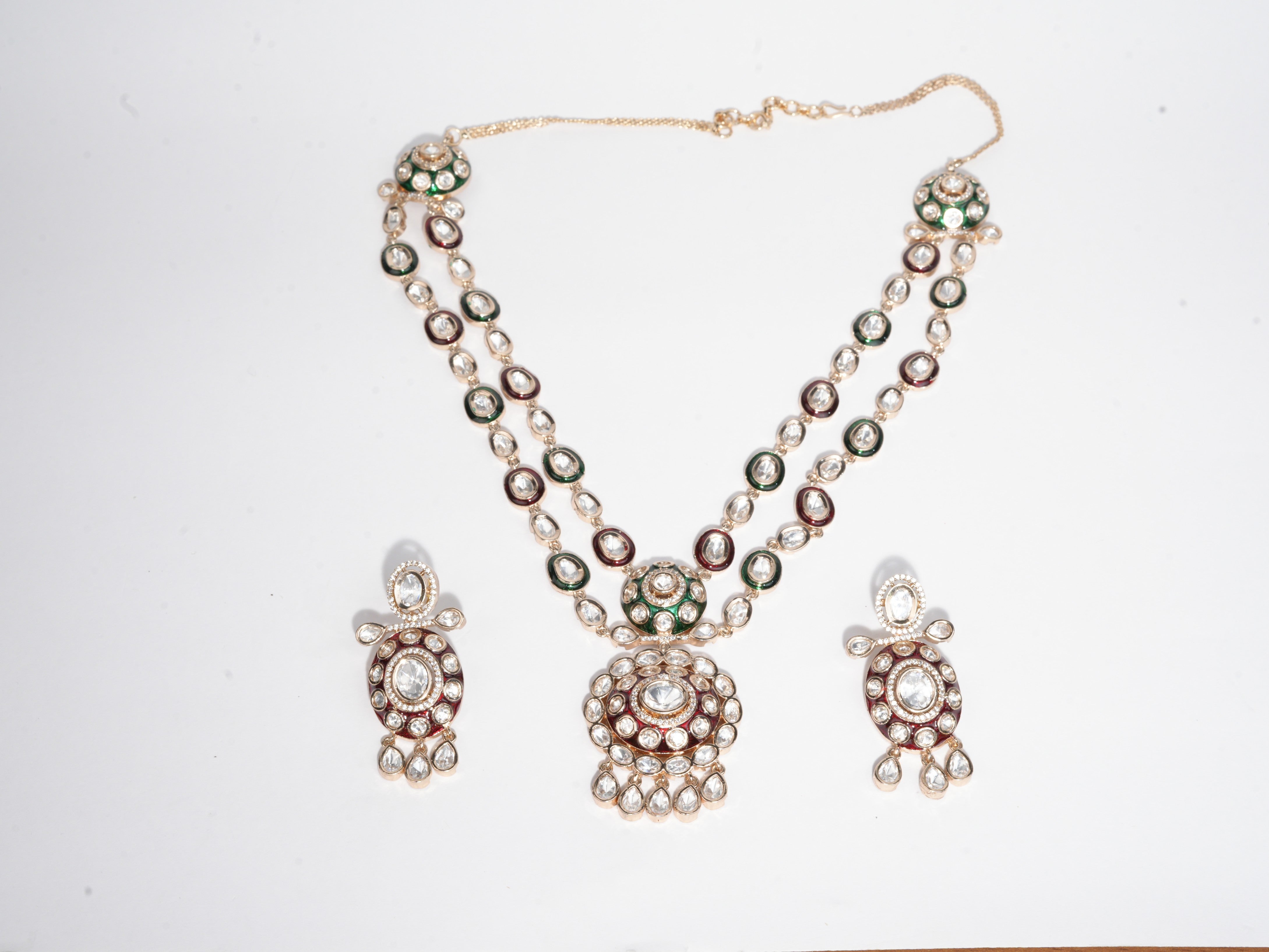 Premimum Moissanite Necklace Set